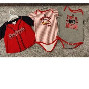 Sz. 24 months St. Louis Cardinals jersey and onesi